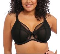 ELOMI Damen Kintai Bügel Plunge-BH, Schwarz, 75G