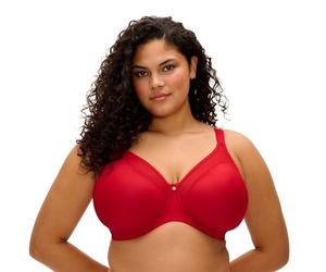 Elomi Damen-BH, glatt, mit Bügel, geformt, Haute, rot, 110E
