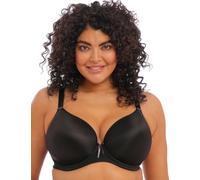 Elomi Damen Bijou Molded T-Shirt BH Plunge ohne Push Up bewegliche J-Haken für Racerback UK Größen E-H, US Größen DDD-K, Schwarz, 90H