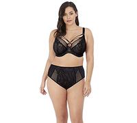 Elomi Damen Brianna tiefer Träger Bügel Plunge-BH, Durchsichtig, Schwarz, 85G