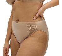 ELOMI Damen Cate Embroidered Briefs Slip, Hazel, Medium