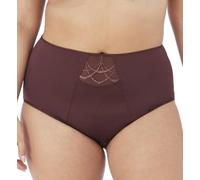 ELOMI Damen Cate Embroidered Full Coverage Brief Unterwäsche, Raisin, L