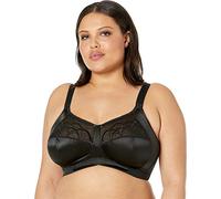 ELOMI Damen Cate Soft Cup Wireless BH, Undurchsichtige, Schwarz, 80G