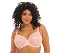 ELOMI Damen Charley Bügel elastischer Spitze Plunge-BH, Undurchsichtige, Ballet Pink, 75H