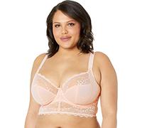 Elomi Damen Charley Bralette: Modischer Longline-Stil mit tiefem Ausschnitt Stretch-Spitze UK-Größen E-HH, EU-Größen F-L