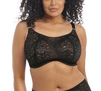 ELOMI Damen Kelsey Bralette mit Bügel BH mit voller Abdeckung, Undurchsichtige, Schwarz, 85G