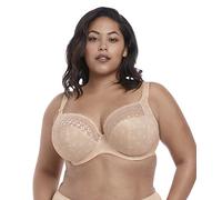 Elomi Damen Kim Tief ausgeschnittener Stretch-Spitze mit Bügeln Plunge-BH, Blickdicht, Caramel, 95D