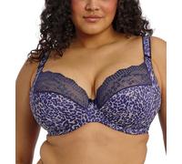 Elomi Damen Lucie Stretch Lace Underwire Bra Plunge-BH, Mitternacht/Ausflug, einfarbig (Midnight//Getaway Solids), 40GG