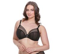 ELOMI Damen Matilda Bügel Übergröße BH, Schwarz, 100E
