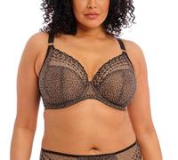 ELOMI Damen Matilda ungefütterter Plunge Bügel-BH mit J-Haken, Leopard, 36FF