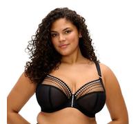 Elomi Damen Matilda Unlined Underwire Bra Plunge-BH, Undurchsichtige, Schwarz, 80O