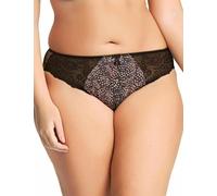 ELOMI Damen Morgan Printed Brief Slip, Schwarz, XXL