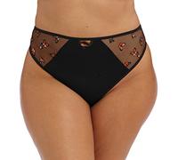 ELOMI Damen Sachi String Tangahöschen, Schwarzer Schmetterling, 3XL Größen