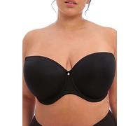 ELOMI Damen Smooth Strapless Seamless Underwire Bra T-Shirt BH, schwarz, 100F
