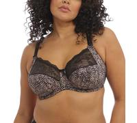 ELOMI Damen Women's Morgan Banded Bra: Comfort & Support. Three-Section Cup, Side Frame, Stretch Lace. Dd+ Bras BH, 1,3 cm, Ebenholz, 75FF