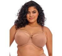 Elomi Damen Women's Plus Size Sachi Strappy Underwire Bra Plunge-BH, Café Au Lait, 34JJ