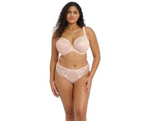 Elomi Lucie Damen-BH, Stretch, Spitze, Bügel-BH, Blass-Rouge, 36GG