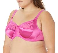 ELOMI Women's Plus Size Cate Underwire Full Cup Banded Bra, Camelia, 44DD