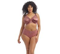 ELOMI Women's Plus Size Cate Underwire Full Cup Banded Bra, Rosewood, 40GG