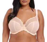 ELOMI Women's Plus-Size Charley Stretch Lace Underwire Plunge Bra Bra, Ballet pink, 40FF, 40FF