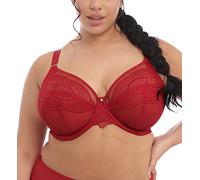 ELOMI Women's Plus Size Priya Underwire Plunge Bra, Haute RED, 36E