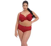 ELOMI Women's Plus Size Priya Underwire Plunge Bra, Haute RED, 36E