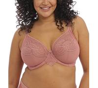 ELOMI Women's Plus Size Priya Underwire Plunge Bra, Rose Gold, 44E