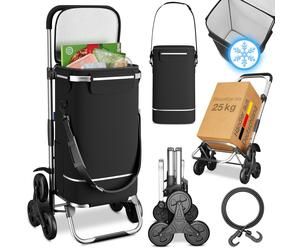 Eloneo Einkaufstrolley Treppensteiger mit Kühlfunktion, 43 l, abnehmbarer Tasche Schultergurt 1 St Aufbewahrungslösung