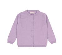 Elonglin Kinder Strickjacke für Mädchen Jungen Basic Cardigan Übergangsjacke Warm Hell Lila 5 Jahre