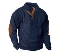 Elsa Keith Pullover Herren V-Ausschnitt Sweatshirt Classic Premium Strickpullover Langarm Outdoor Kapuzenjacke Winter Sport Sweater Lässiges Outdoor Langarmshirt 2025 Bequem Top Passform Sweatjacke