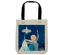 Elsa Tasche. Personalisierte Tragetasche mit Name. Disney-Tasche. Stofftasche 48x35 cm. Tragetasche. Modell Greta. FROZEN