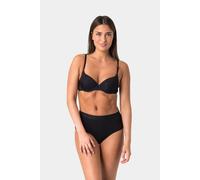 Elsie Unterhosen Damen 5er Pack Taillenslip aus Baumwolle mit Stretch 5x Schwarz S