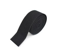 ELSKBRUN 5 Meter 10-50mm elastische Bänder für Hosen, Taille, Gummiband, Stretch-Gurtband, DIY-Kleidung, Nähzubehör, Schwarz, 50mm