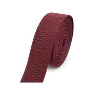 ELSKBRUN 5 Meter 10-50mm elastische Bänder für Hosen, Taille, Gummiband, Stretch-Gurtband, DIY-Kleidung, Nähzubehör, Weinrot, 50mm