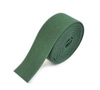 ELSKBRUN 5 Meter 10-50mm elastische Bänder für Hosen, Taille, Gummiband, Stretch-Gurtband, DIY-Kleidung, Nähzubehör, Grün, 38mm