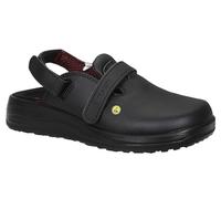ELTEN Clog Mia Black ESD OB, Damen, Textil, leicht, klassisch 41, Schwarz