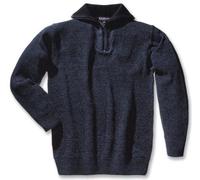 PROMAT Pullover Gr.L schwarz/blau-meliert