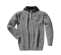 Pullover Gr.L schwarz/weiß-meliert