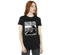 Elvis Damen A Heartbreaker T-Shirt Schwarz Small