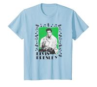 Elvis Presley Official Elvis Folk T-Shirt, Kinder, Himmelblau, 116
