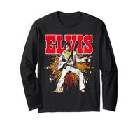 Elvis Presley Official Retro Langarmshirt