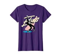 Elvis Presley Offizieller Signature-Tanz T-Shirt, Damen, Violett, L