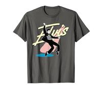 Elvis Presley Offizieller Signature-Tanz T-Shirt, Herren, Anthrazit, 3XL