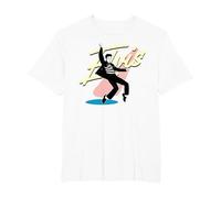 Elvis Presley Offizieller Signature-Tanz T-Shirt, Herren Große Größen, Weiß, 2X Tall