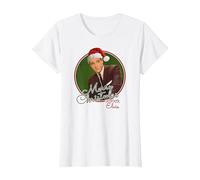 Elvis Presley Offizielles Frohe Weihnachten XOXO, Elvis! T-Shirt, Damen, Weiß, XL
