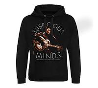 ELVIS PRESLEY Offizielles Lizenzprodukt Suspicious Minds Epic Kapuzenpullover (Schwarz), X-Large