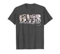 Elvisly Yours Elvis Presley EIN bisschen weniger Unterhaltung T-Shirt, Herren, Anthrazit Meliert, 3XL