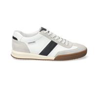 Mephisto Elyo Sneaker, Velours- / Glattleder Kombi., hellgrau weiß blau Komb., Wechselfußbett Grau Gr. 46