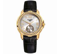 ELYSEE 22004 Unisex Armbanduhr Edelstahlgehse mit Lederarmband