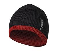 Elysee Mütze Wintermütze Thinsulate warme Wintermütze Einheitsgröße (schwarz/rot)